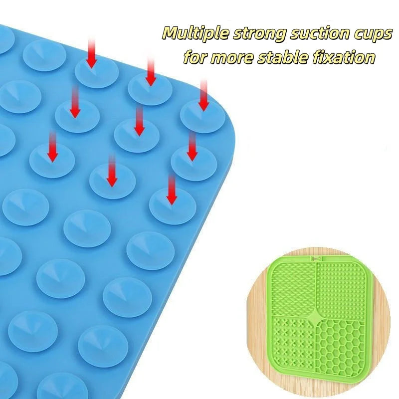 Silicone Lick Mat for Dogs & Cats – Slow Feeder Pad