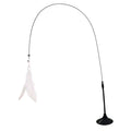 Strong Suction Cup Cat Wand Toy – Interactive Self-Play Feather Rod