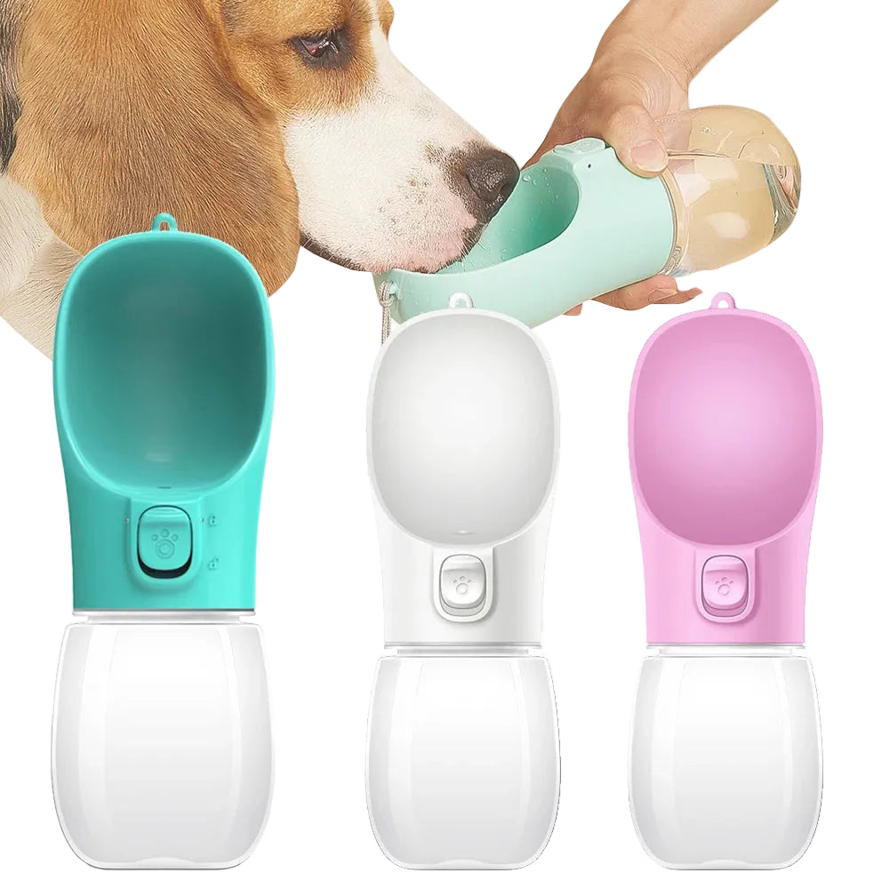 Portable Pet Water Bottle – Leakproof Outdoor Bowl