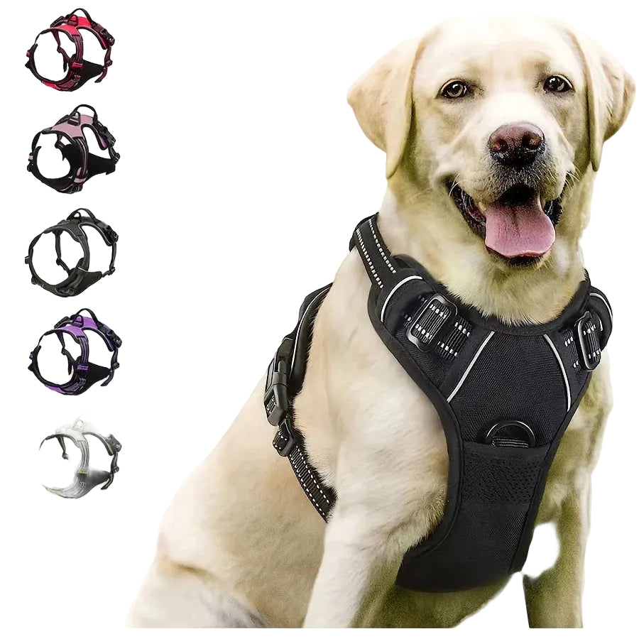 Adjustable No-Pull Dog Harness with Front Clip
