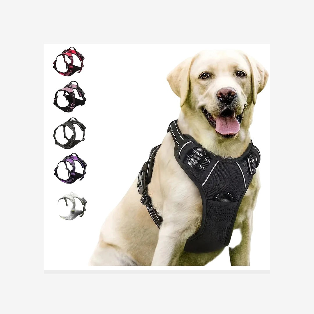 Adjustable No-Pull Dog Harness with Front Clip