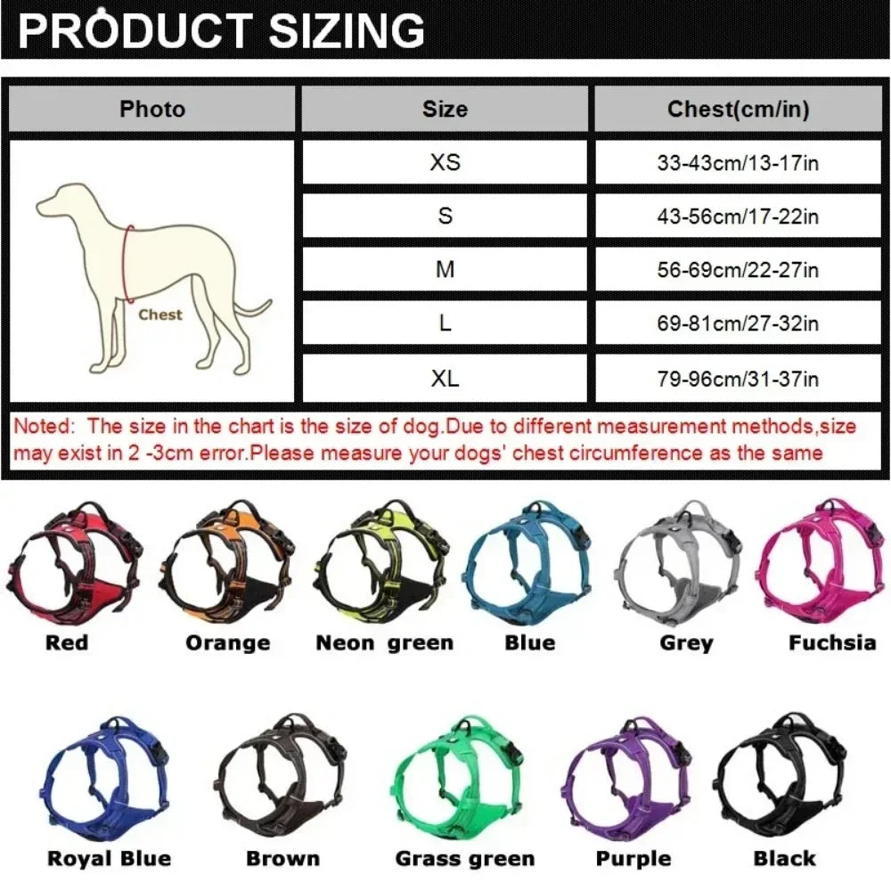 Reflective Adjustable Dog Harness