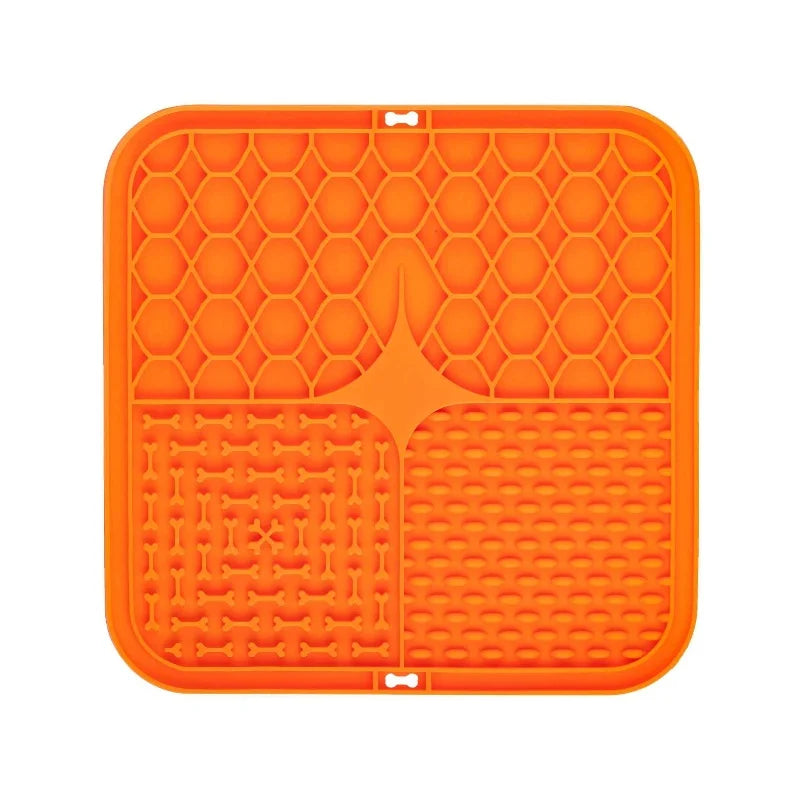 Silicone Lick Mat for Dogs & Cats – Slow Feeder Pad