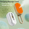 3-in-1 Electric Steam Grooming Brush for Dogs and Cats