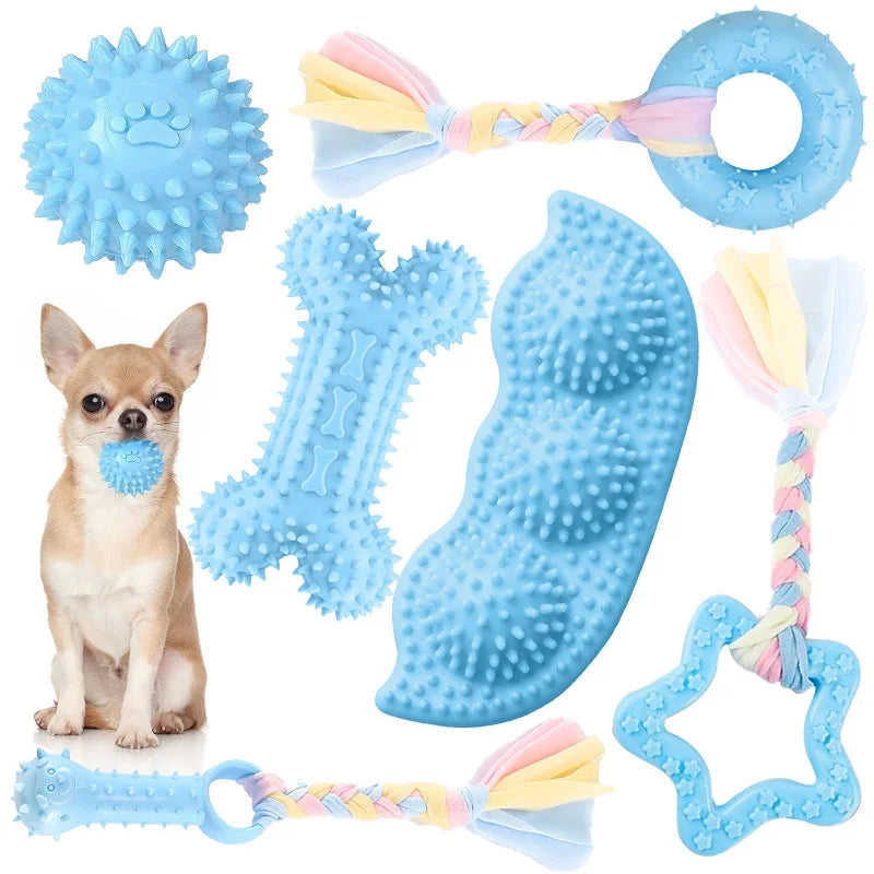 Rubber Dental Chew Toy for Dogs