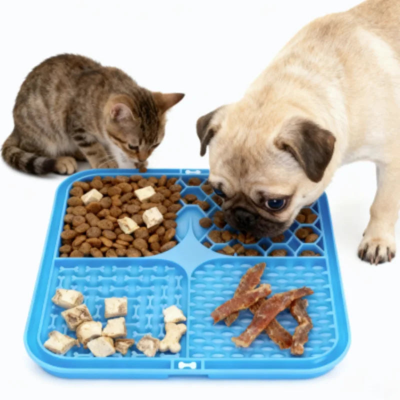 Silicone Lick Mat for Dogs & Cats – Slow Feeder Pad