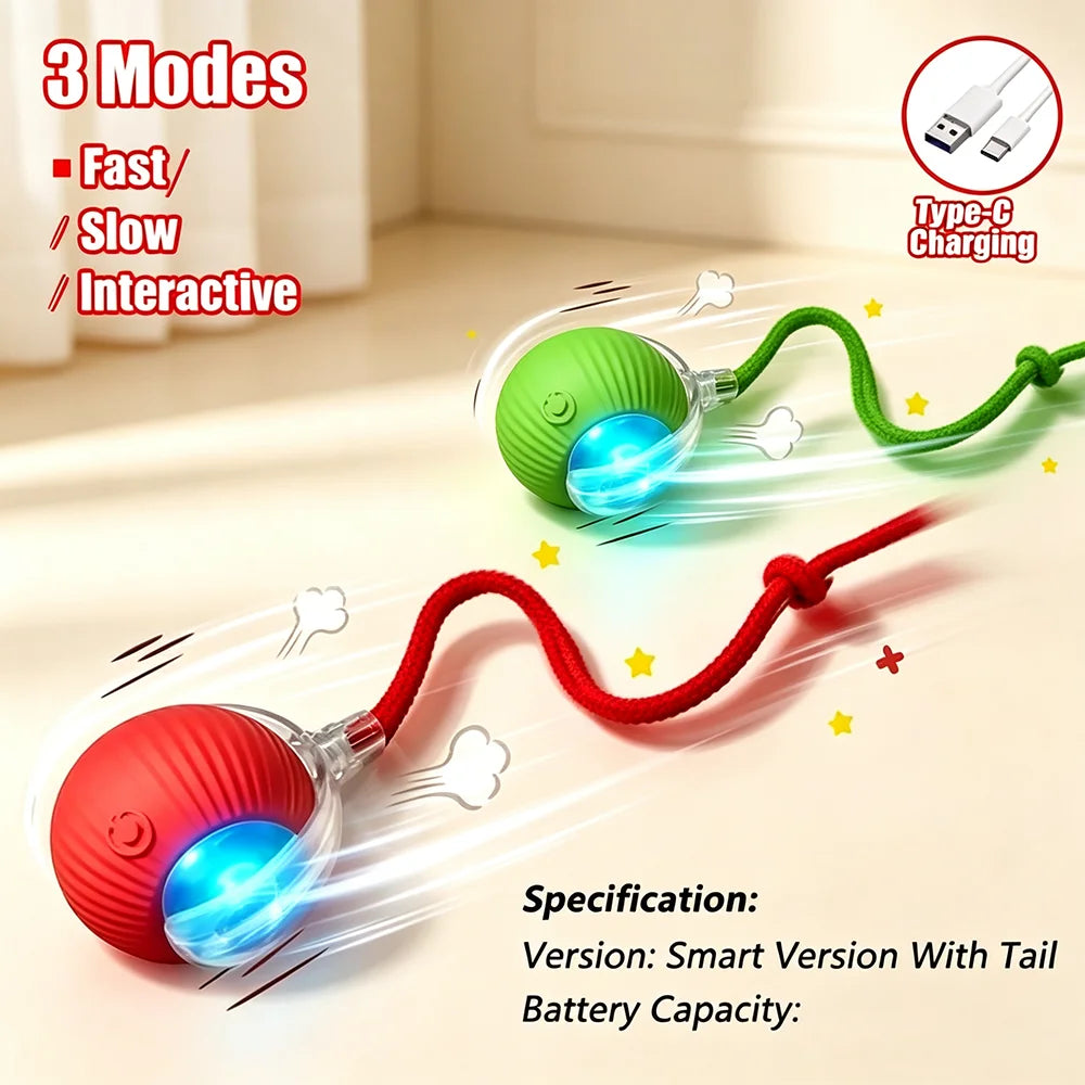Smart Interactive Rolling Cat Ball