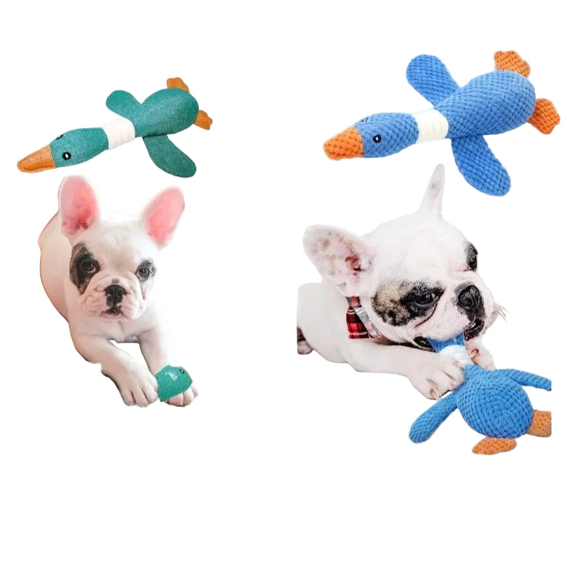 Interactive Squeaky Plush Chew Toy for Dogs & Cats