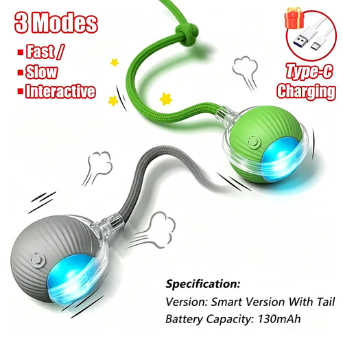 Smart Interactive Rolling Cat Ball