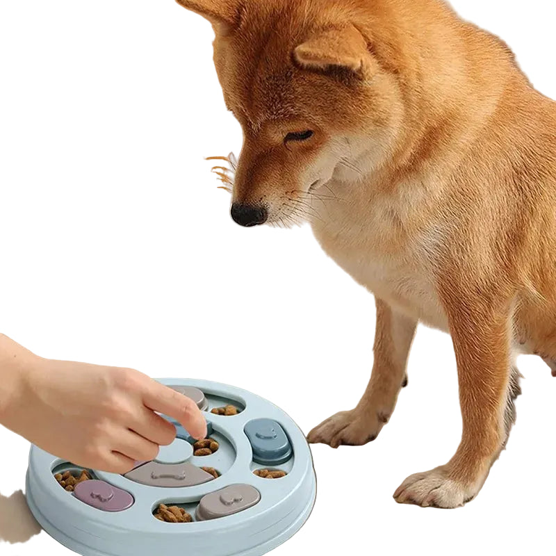 Interactive Slow Feeder Puzzle Bowl for Dogs