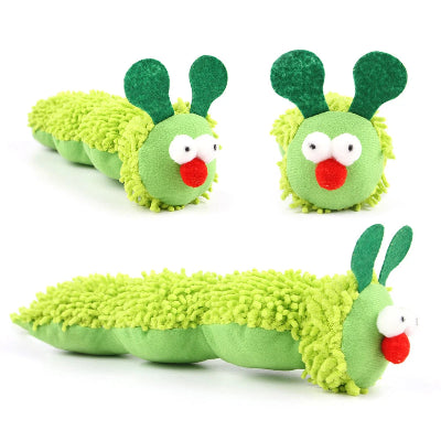 Catnip & Silvervine Caterpillar Chew Toy for Cats