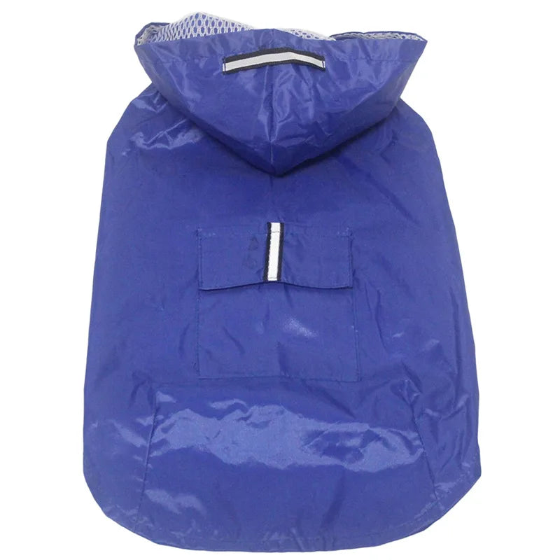 Waterproof Hooded Dog Raincoat