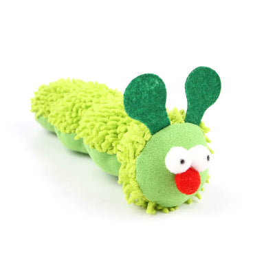 Catnip & Silvervine Caterpillar Chew Toy for Cats