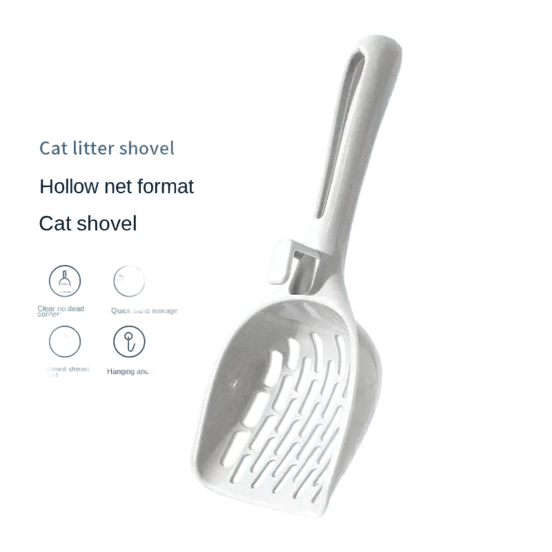 Self-Cleaning Cat Litter Scoop with Base