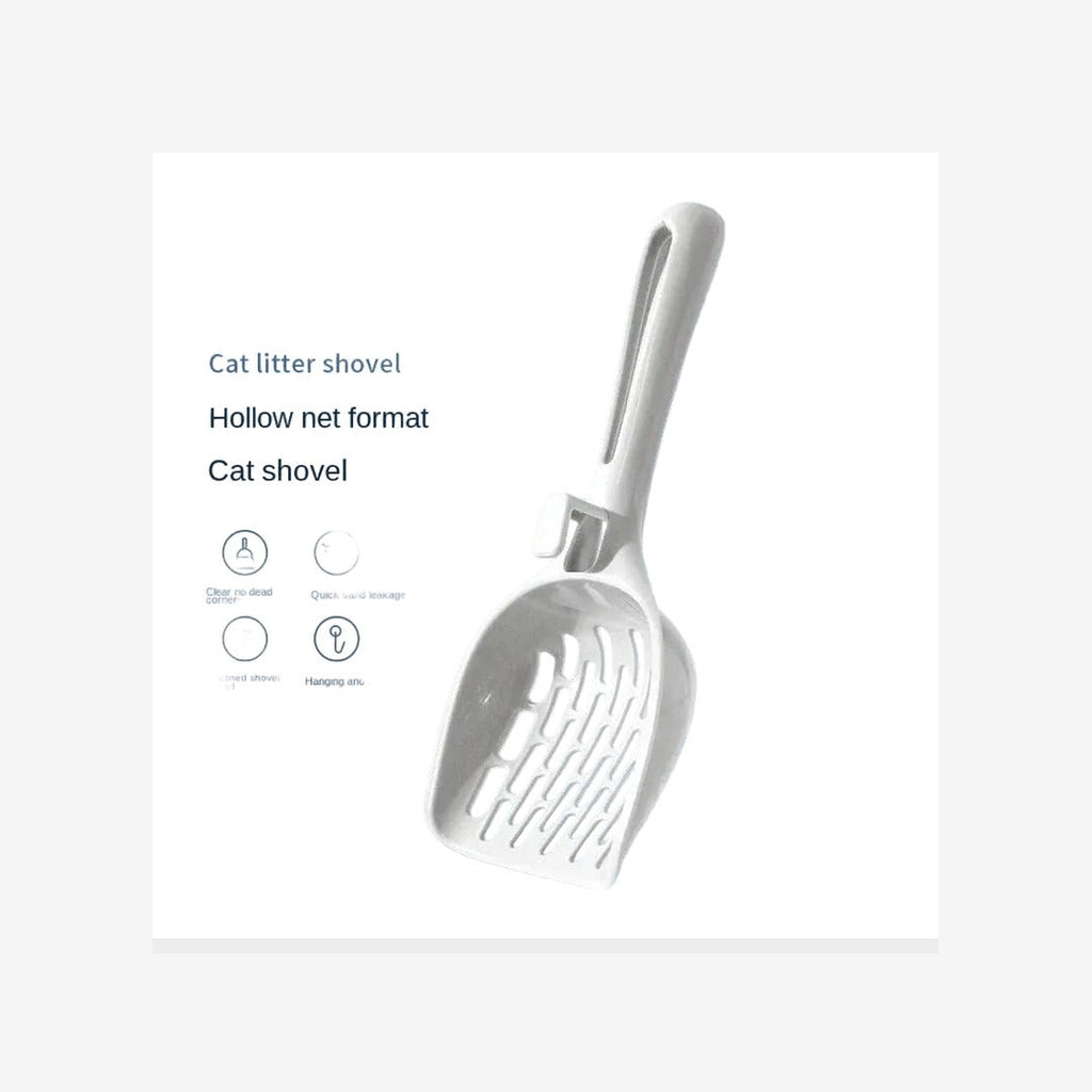 Self-Cleaning Cat Litter Scoop with Base