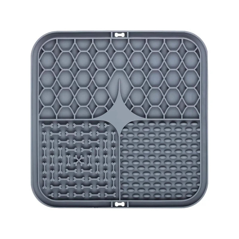 Silicone Lick Mat for Dogs & Cats – Slow Feeder Pad