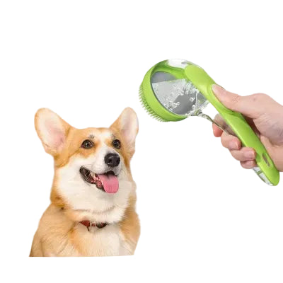 Silicone Pet Bath Brush with Shampoo Dispenser