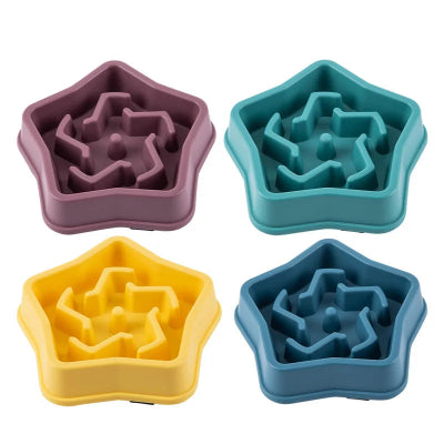 Anti-Choking Slow Feeder Bowl for Dogs & Cats
