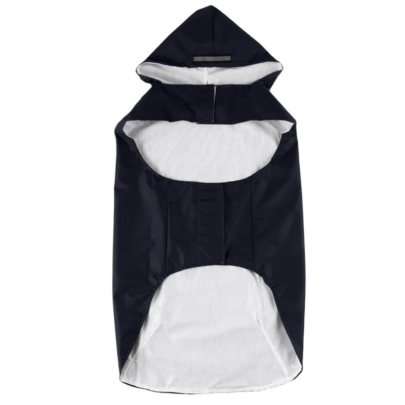 Waterproof Hooded Dog Raincoat
