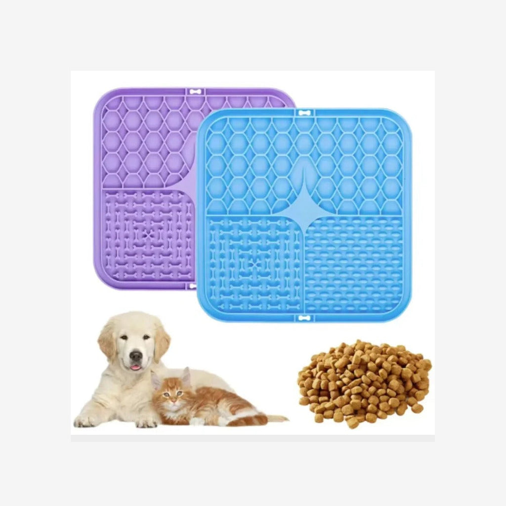 Silicone Lick Mat for Dogs & Cats – Slow Feeder Pad