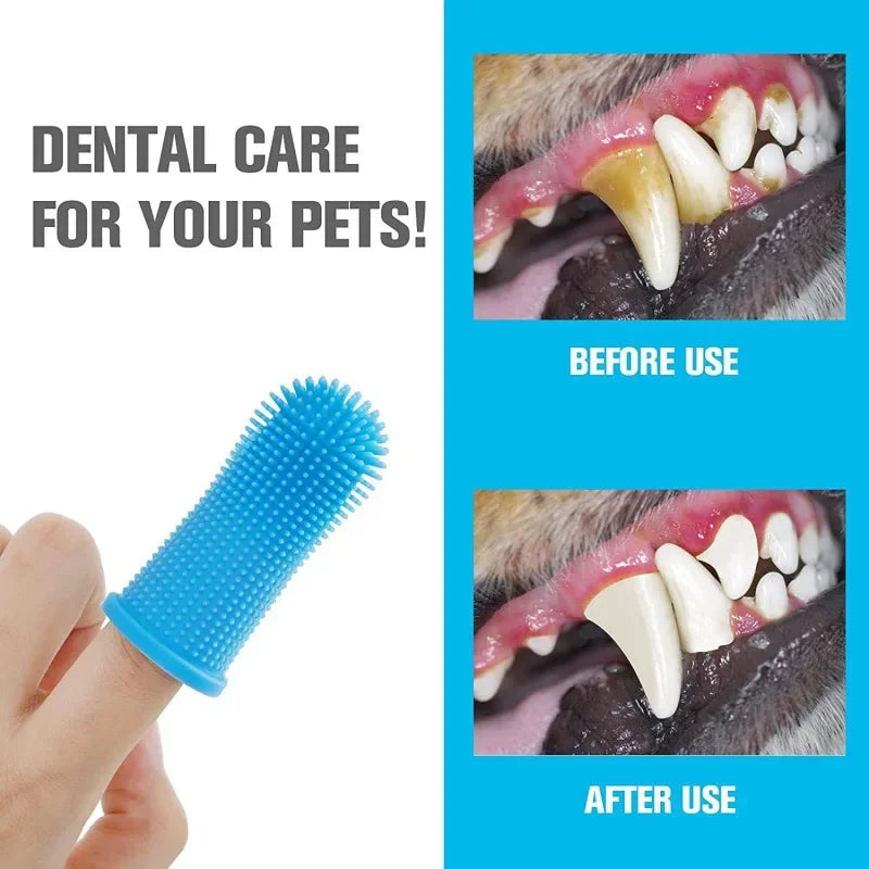 Silicone Pet Finger Toothbrush