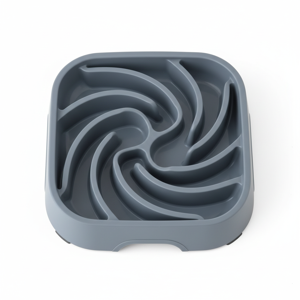 Anti-Choking Slow Feeder Bowl for Dogs & Cats